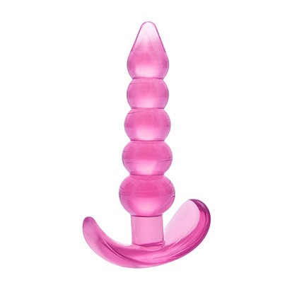  BUBBLE ANAL PLUG CLEAR PINK