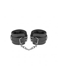 Lover's Handcuffs  - Plush Handcuffs Black
