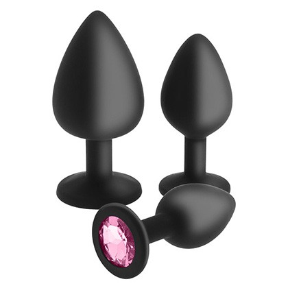 Crystal - Butt Plugs Collection Black