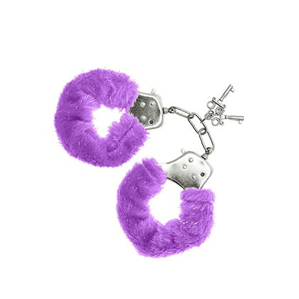 Furry Cuffs - Handcuffs Purple