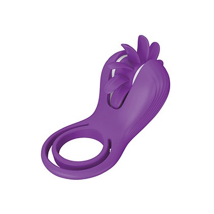 S PLEASURES RECHARGEABLE RING SUPERFLY PURPLE