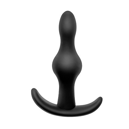 S PLEASURES ANAL PLUG SILICONE BLACK H1