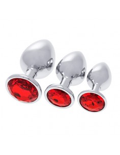 METAL PLUG CIRCLE RED TRIO