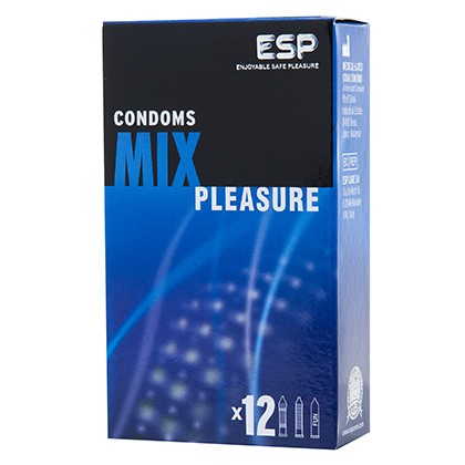 Mix Surtido Preservativos 12 Uds