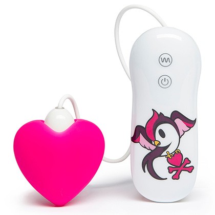 7 Function Silicone Pink Heart Clitoral Vibrator