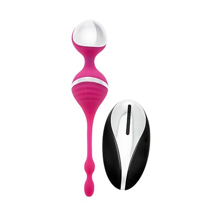 Vibro Kegels with Remote Pink