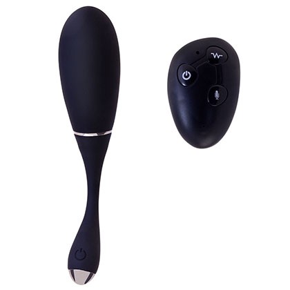 Vibrating Electro Stimulation Egg  - Black