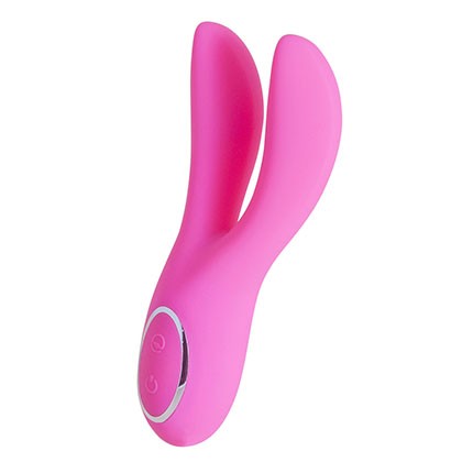 10 Mode Rechargeable Dual Vibrator Pink