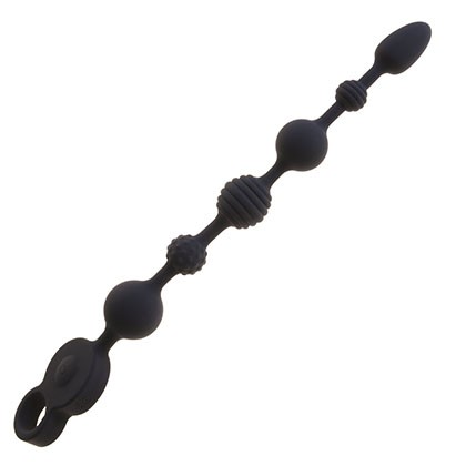 Slingshot - vibrating anal beads - Black 