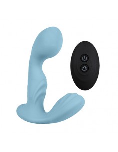 Prostate vibe w/remote & Heating - Turquiose