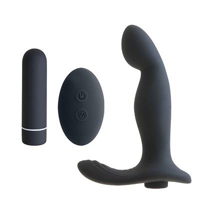 Prostate vibe w/remote - Black