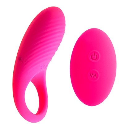 Cockring w/remote - Pink