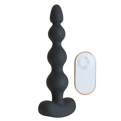 Anal Beads w/remote - Black