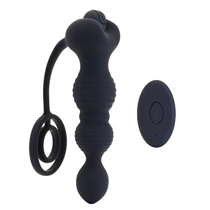Vibrating Plug w/ring - Black