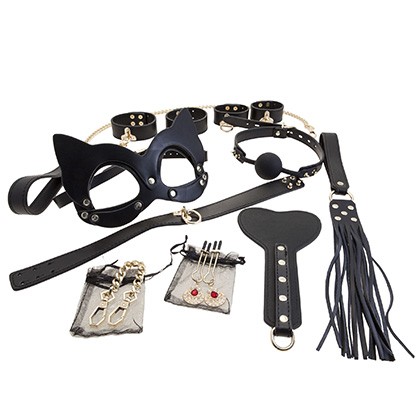 Deluxe Bondage kit  with Box - Black