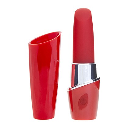 Lipstick Vibrator Rechargeable - Red/Red