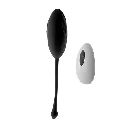LOVE EGG  RECHARGEABLE w/REMOTE - BLACK