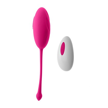 LOVE EGG  RECHARGEABLE w/REMOTE - CERISE