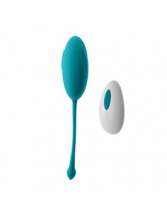 LOVE EGG  RECHARGEABLE w/REMOTE - TURQUOISE