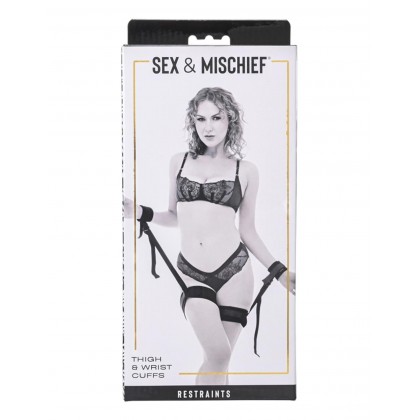 S&M Thigh & Wrist Cuffs