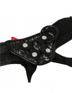 Platinum Lace Corset Strap-on