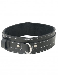 Lined Leather Collar
