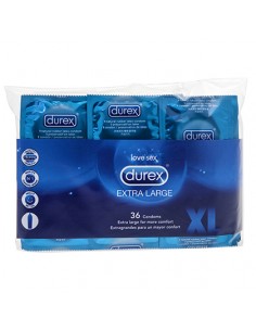 DUREX EXTRA LARGE 36 UDS