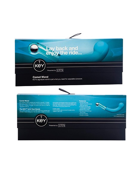 Dildo Comet Pearl Azul Turquesa