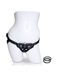 Vibrating Strap-On Black