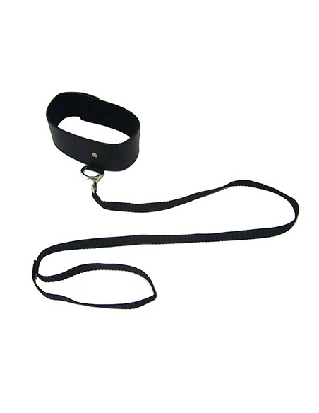 Ataduras Black Leash & Collar