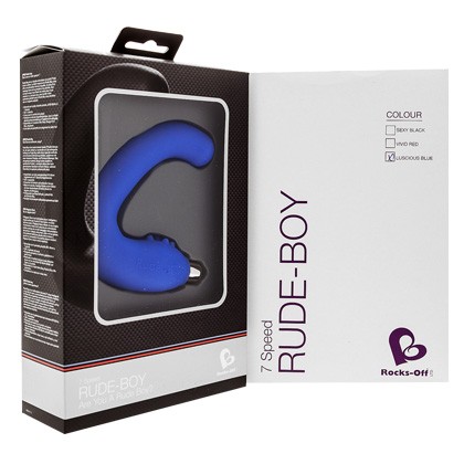 Vibrador Rude - Boy 7 Azul