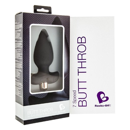 Vibrador Anal Butt Throb Negro