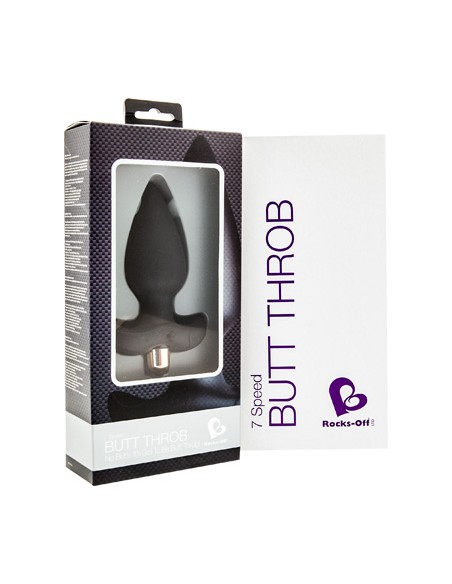 Vibrador Anal Butt Throb Negro