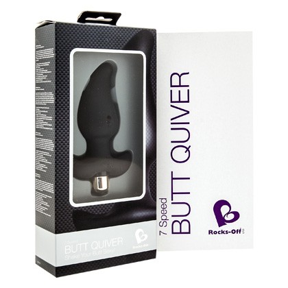 Vibrador Anal Butt Quiver Negro