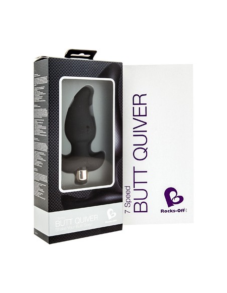 Vibrador Anal Butt Quiver Negro