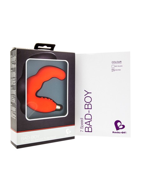 Estimulador Prostático Bad - Boy  7 Rojo