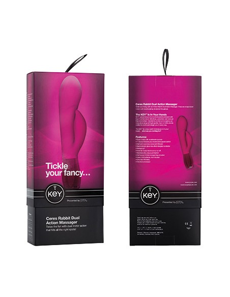 Vibrador Conejo Ceres Rabbit Rosa Frambuesa