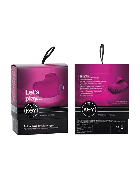 Masajeador Aries Rosa Frambuesa