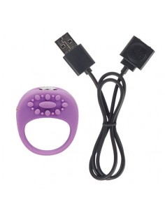 Anilla Vibradora Recargable Ela Lavanda