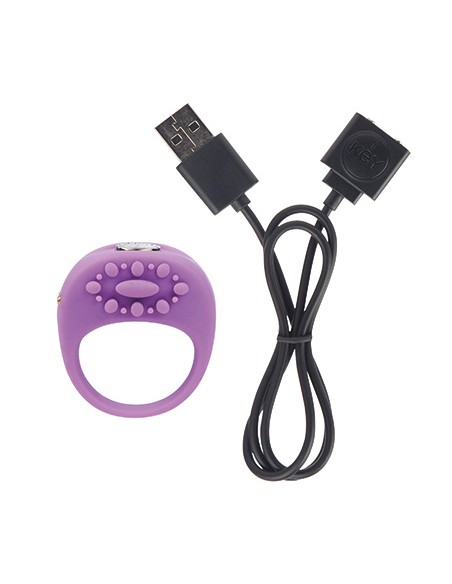 Anilla Vibradora Recargable Ela Lavanda