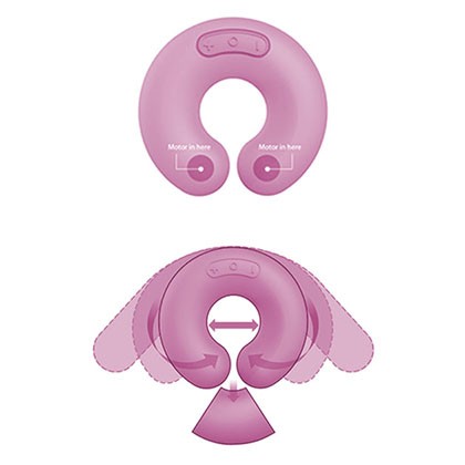 Masajeador Zini Donut Rosa