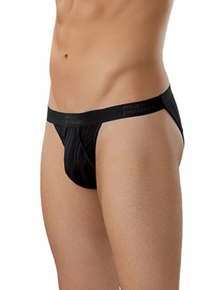 Textured Enhancer Bikini Black