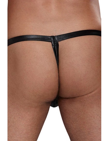 Ladder Thong Black