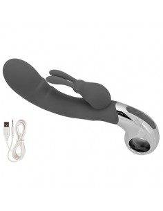 Bunny Wand Vibrador Rabbit Gris