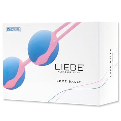 Bolas Chinas Liebe Rosa Pastel/Azul Cielo