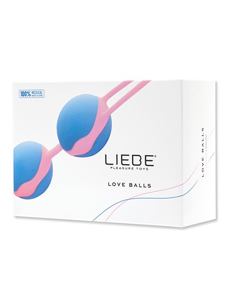 Bolas Chinas Liebe Rosa Pastel/Azul Cielo