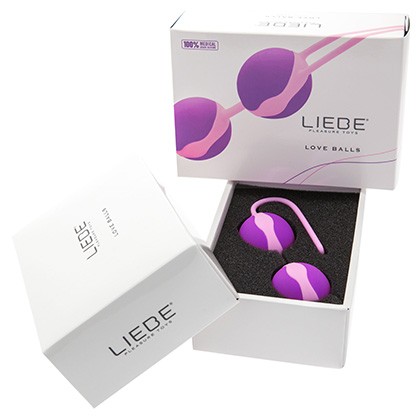 Bolas Chinas Liebe Rosa Pastel/Lila