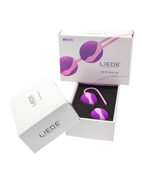 Bolas Chinas Liebe Rosa Pastel/Lila