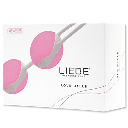 Bolas Chinas Liebe Blanco/Rosa