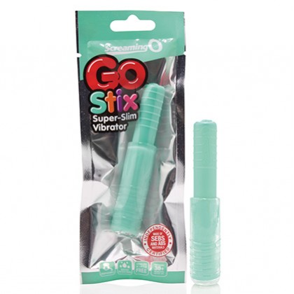 GO Stix Super-Slim Vibe Vibrador - Kiwi Menta